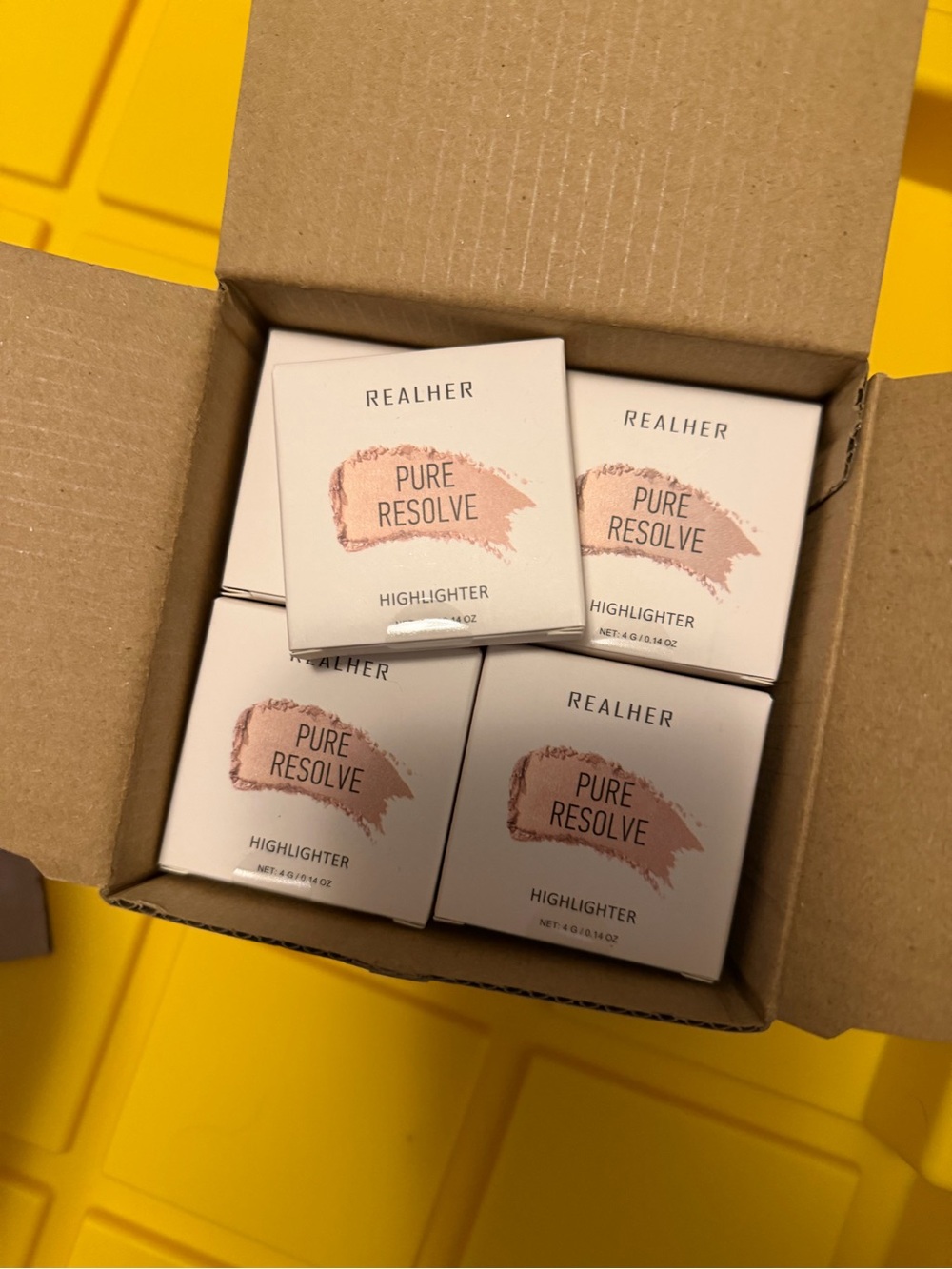 Bundle of 6 RealHer Pure Resolve Highlighter - Rose